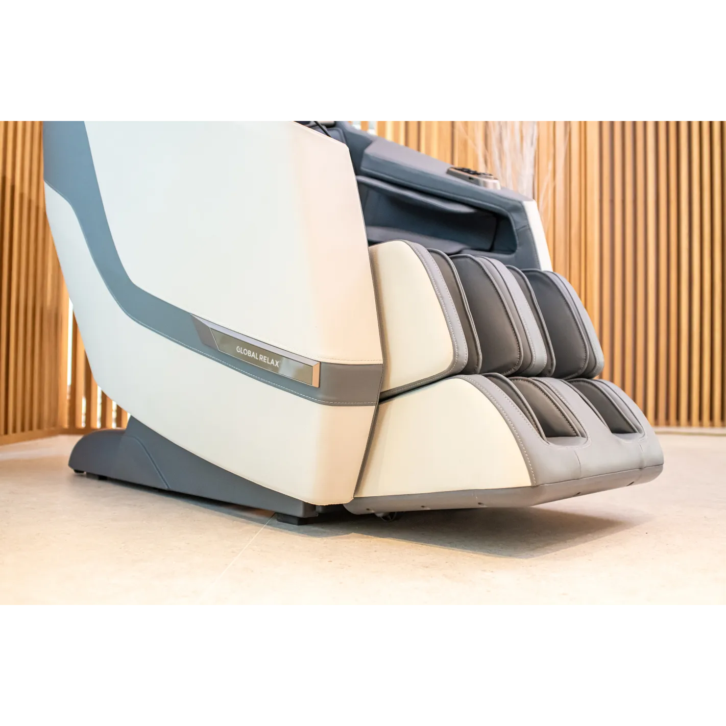 Sillón de masaje Karma 2D de Global Relax en un ambiente doméstico
